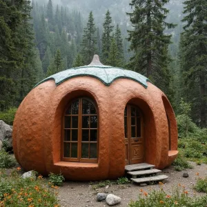 Pumpkin Pod Hideout: A Cozy Curved Den