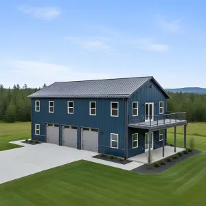 Deep Blue Steel Loftstead