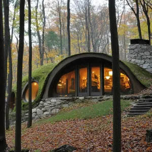 Hobbit-inspired Earth Shelter
