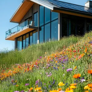 A Modern Marvel Among Wildflowers