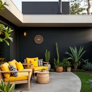 Lounge Lizard’s Paradise: A Groovy Backyard Scene