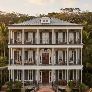 Veranda Columns Lowcountry Estate
