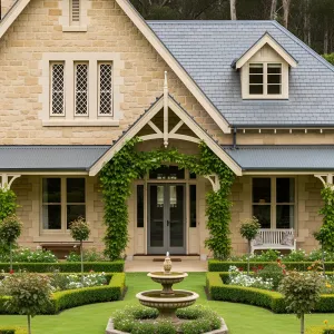 Victorian Whimsy with Verdant Embrace