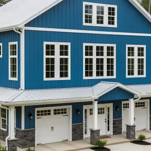 Classic Americana in Vibrant Blue