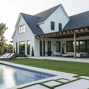 Serene Modern Patio Paradise