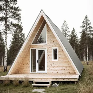 A-Frame in the Pines: Nordic Style