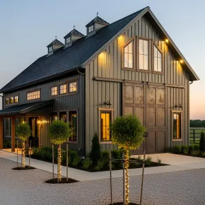 Twilight Barn Marvel: The LED Enchantment