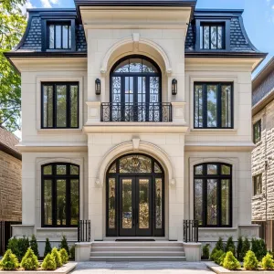 Graceful Mansion with Artful Archways