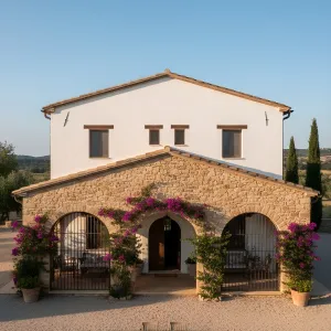 Bougainvillea-Clad Stone Arcade Homestead