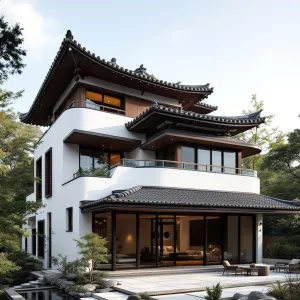 Tri-Level Tranquility with Zen Flair