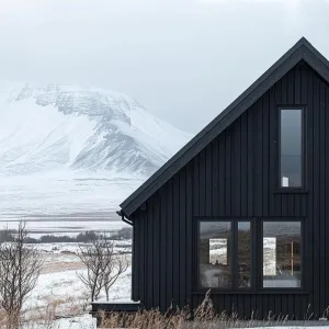 Dark Peak Refuge in Winter’s Embrace
