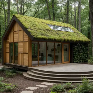 A Little Forest Hut with a Mossy Lid
