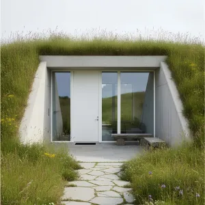Green Haven: The Turf-Topped Retreat