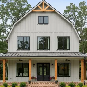 Barn Chic: A Two-Story Rural Escape