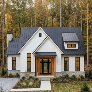 Forest Edge Cottage With Ink Roof