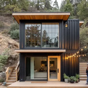 Container Cabin: The Mountain Retreat
