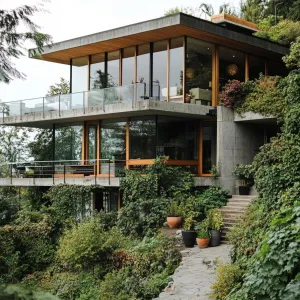 Cascading Canvas: The Verdant Vista