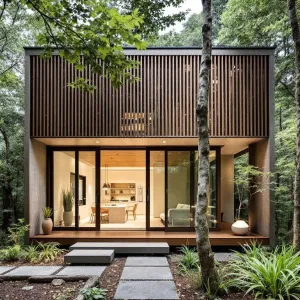 Woodland Sanctuary with Modern Elegance