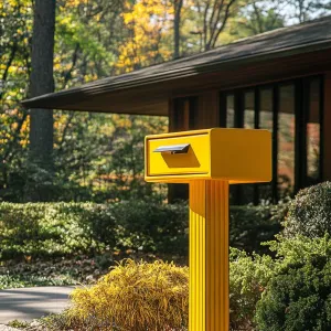 Statement Mailbox in Bright Color
