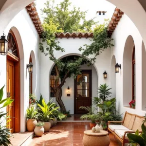 Arched Embrace: A Courtyard Caper