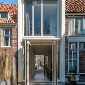 Dutch Canal House With a Private Boat Dock