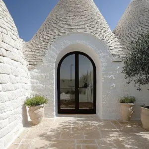 Trullo Cones With Modern Threshold