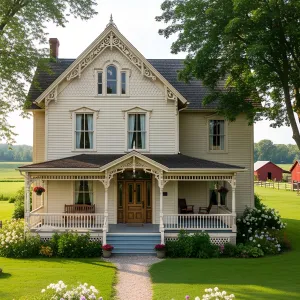 Cheerful Canopy: A Victorian Hideaway Beneath the Trees