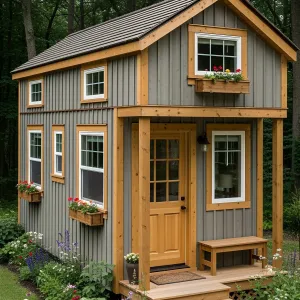 The Quaint Timber Nest in the Wilderness