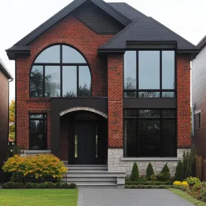 Brick Beauty with a Bold Gable