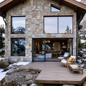 Stone Retreat: Alpine Cornerstone