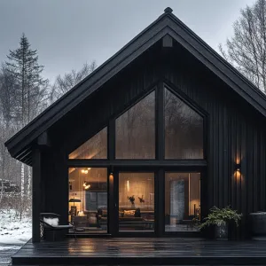Gothic Chic Under Winter’s Gaze