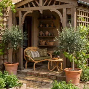 Rustic Garden Porch Retreat