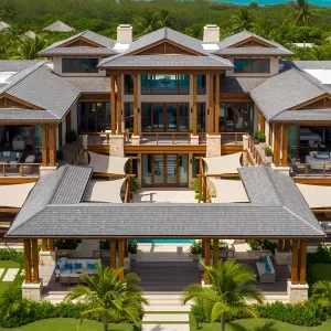 Lavish Lagoon Sanctuary: A Mansion’s Seaside Symphony