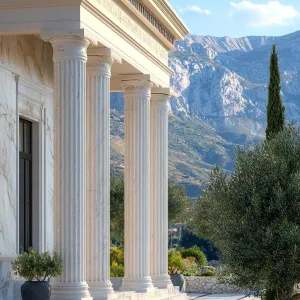 Parthenon-Inspired Abode