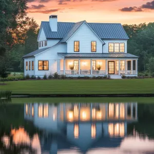 Sunset Serenity: A Modern Country Retreat