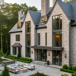 Timeless Brick Estate with Towering Chimneys