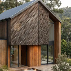 Diagonal Cedar Canopy Home