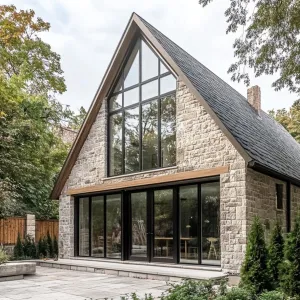 Stone Symphony with Timber Touches