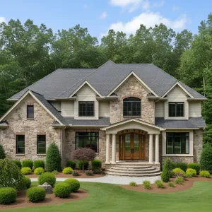 Grandeur Meets Greenery: The Suburban Dream