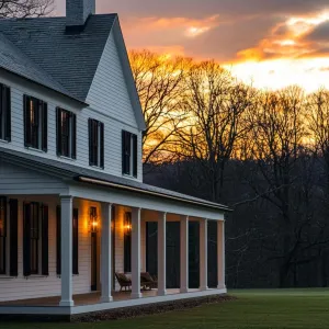 Chic Veranda Charm at Dusk
