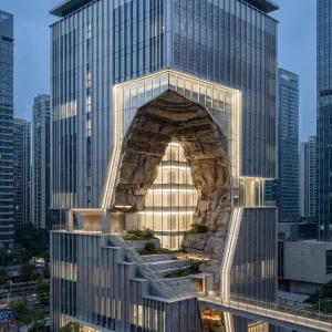 Urban Cavern Lightwell Tower