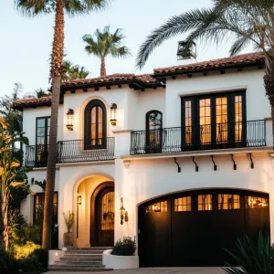 Wrought Iron Accents On Balconies and Gates