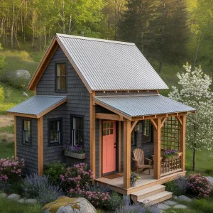 Woodland Porch Cottage With Loft