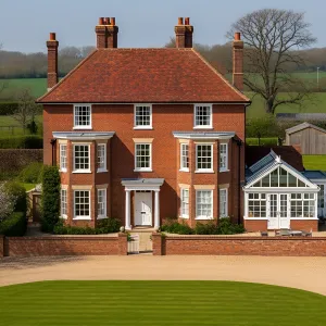 Red Brick Retreat: The Countryside Gem