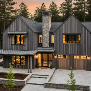 Hillside Haven: A Timber Twist