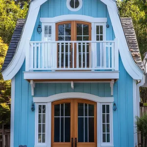Sky-Blue Storybook Escape