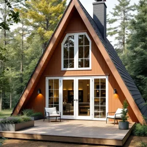 An Enchanting Danish A-Frame Cottage