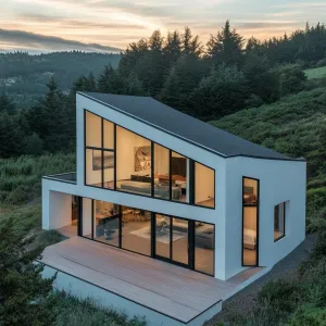 Hillside Hideaway with a Geometric Edge