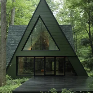 Triangle Tranquility: A-Frame Delight