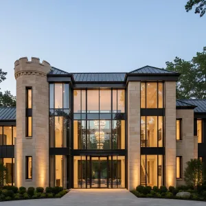 Verdant Atrium Towerhouse
